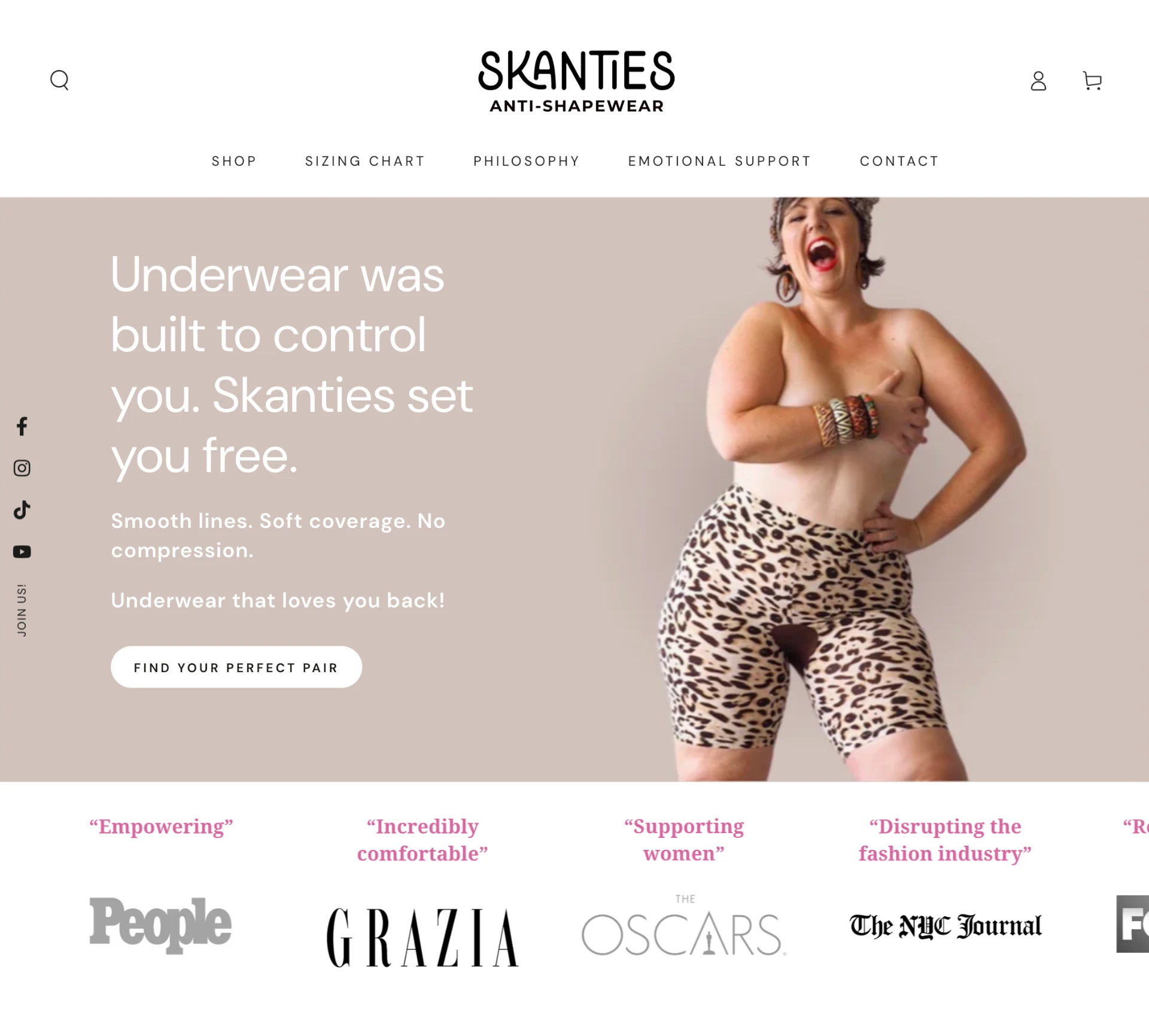 Skanties website