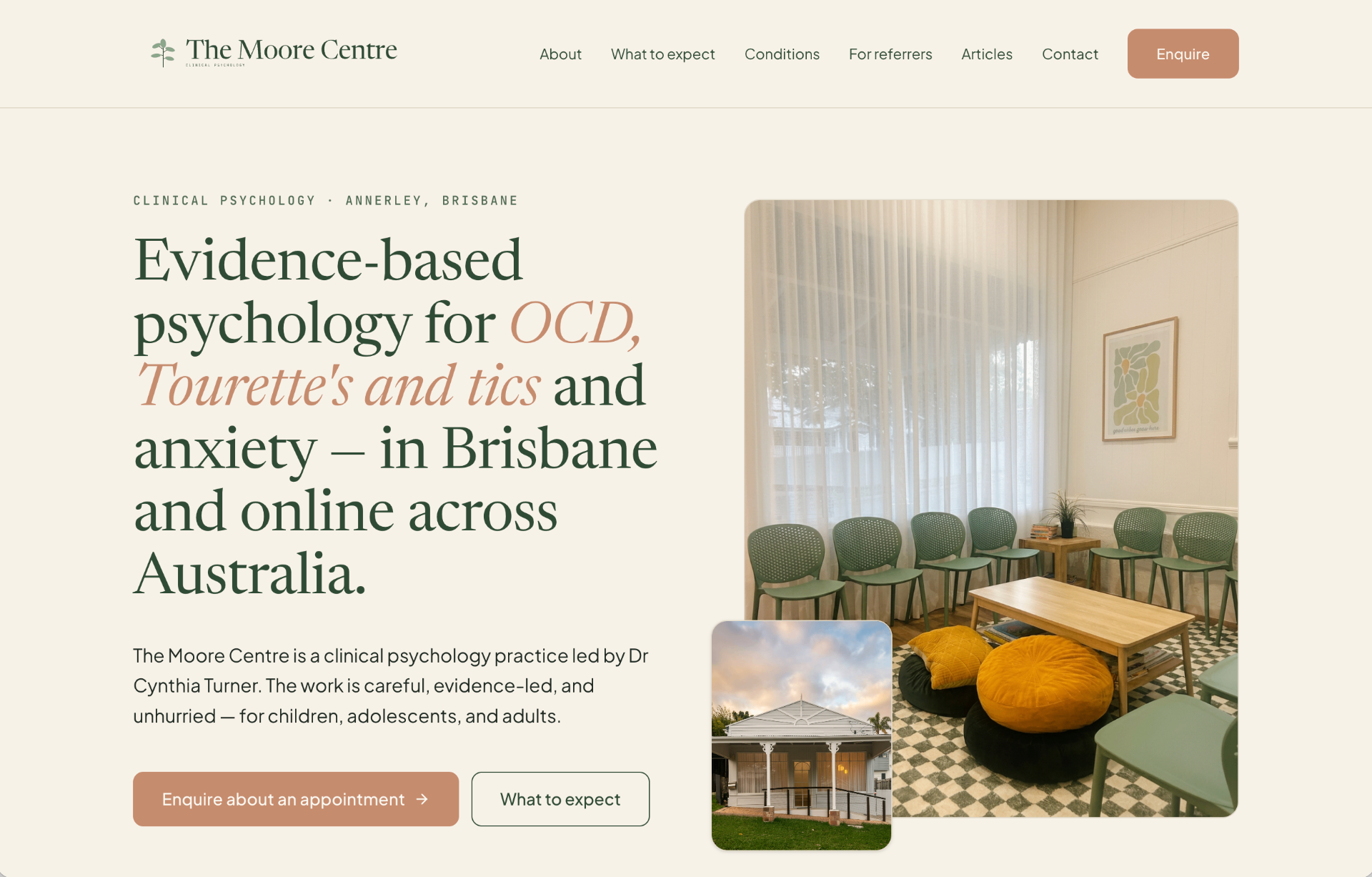The Moore Centre website