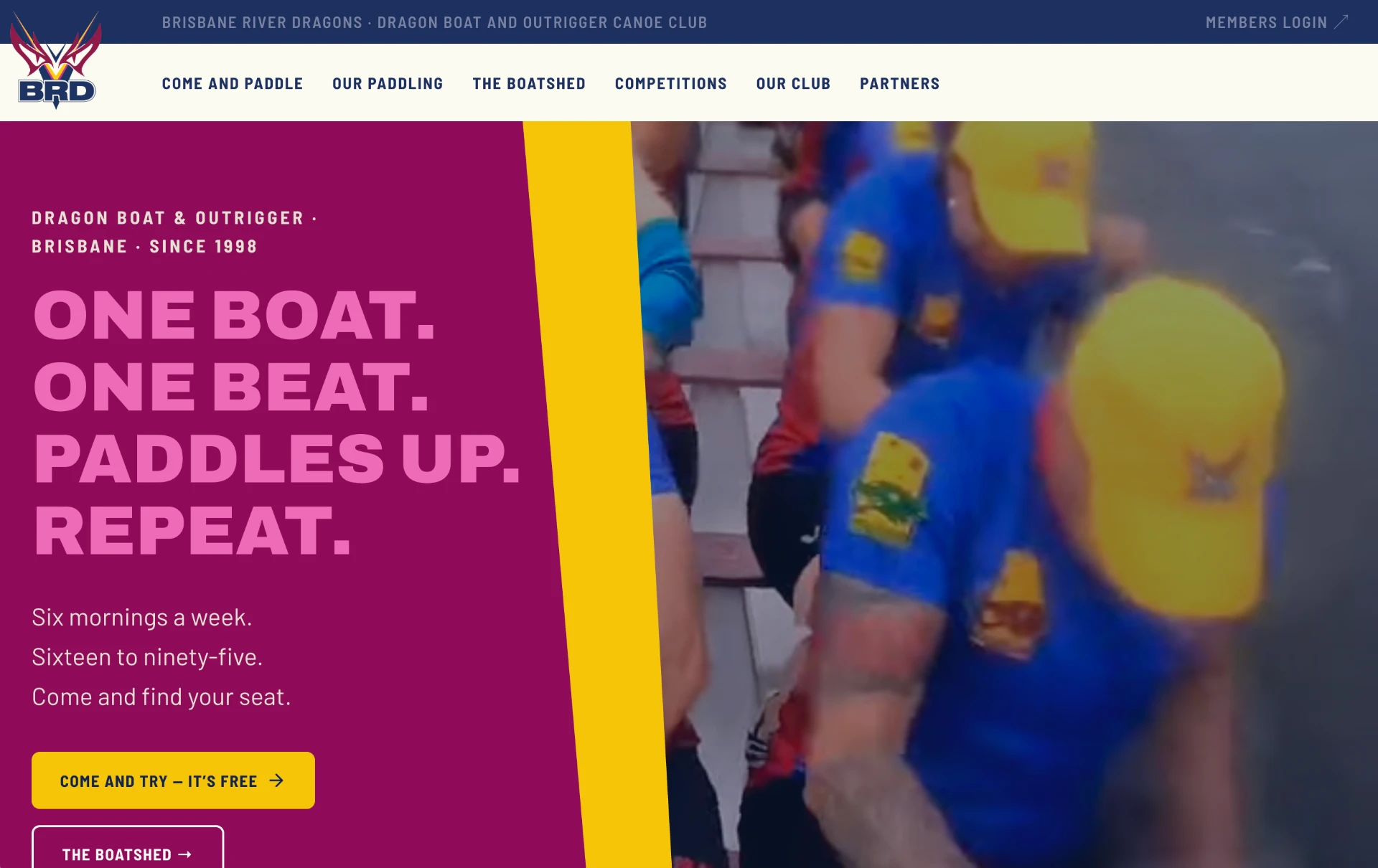 Brisbane River Dragons website